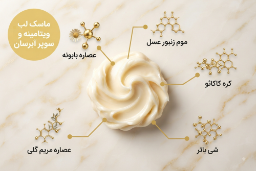 ماسک لب ویتامینه و سوپر آبرسان دکتر کاپاریس