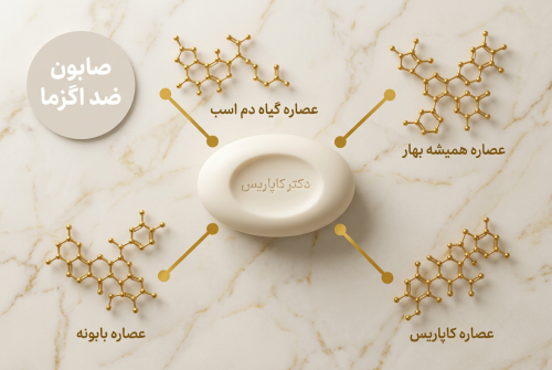 صابون گیاهی ویژه اگزما دکتر کاپاریس
